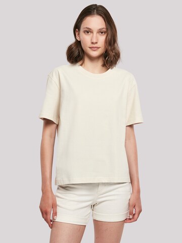 T-shirt 'Escape Discover the World Town Train Station' F4NT4STIC en beige