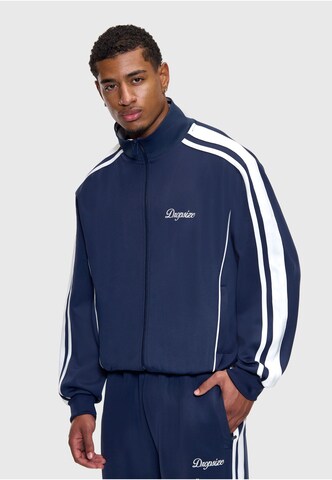 Dropsize Jacke 'Sleek Trackie' in Blau