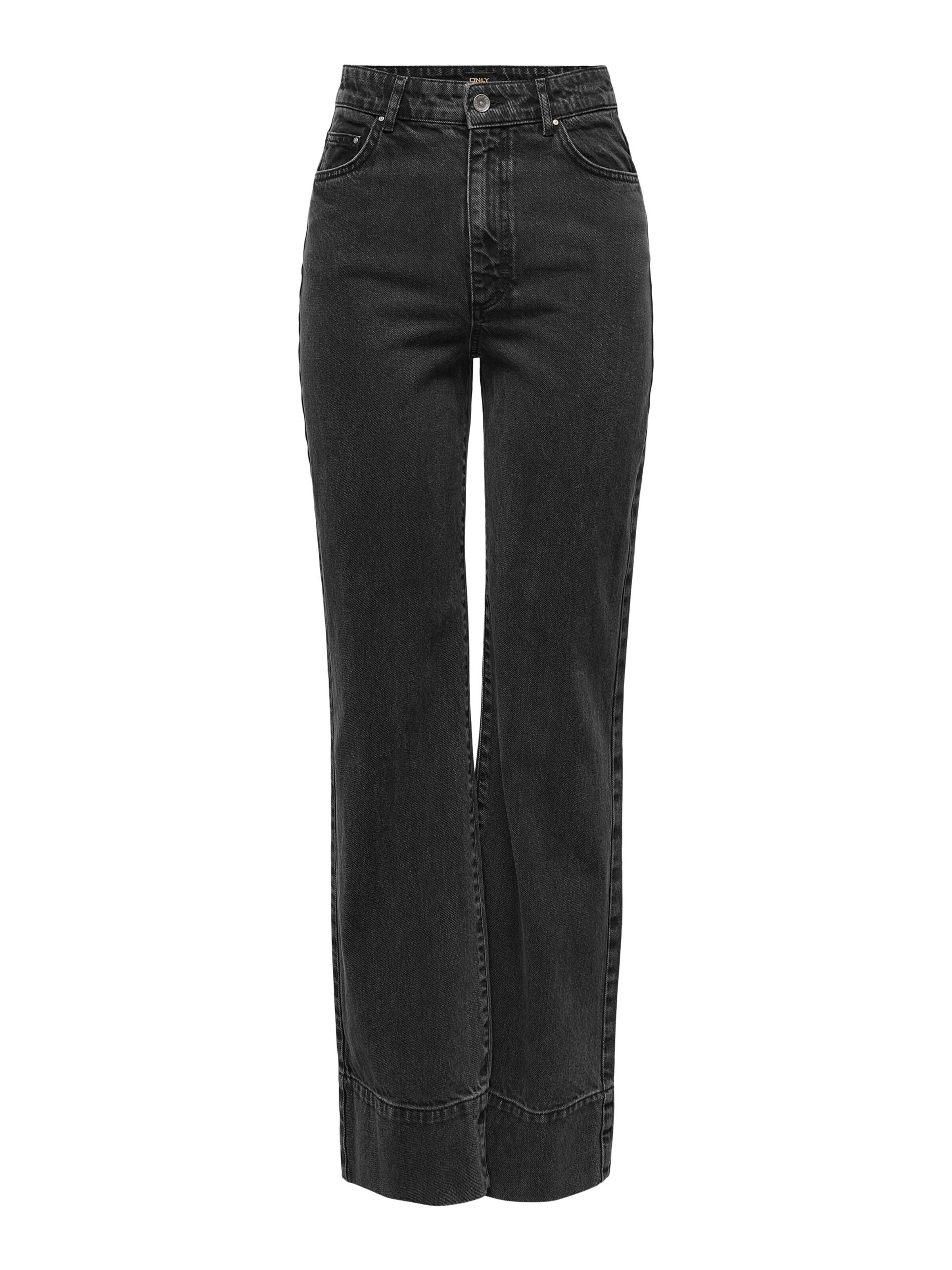 ONLY Wide leg Jeans 'Camille' in Black: front