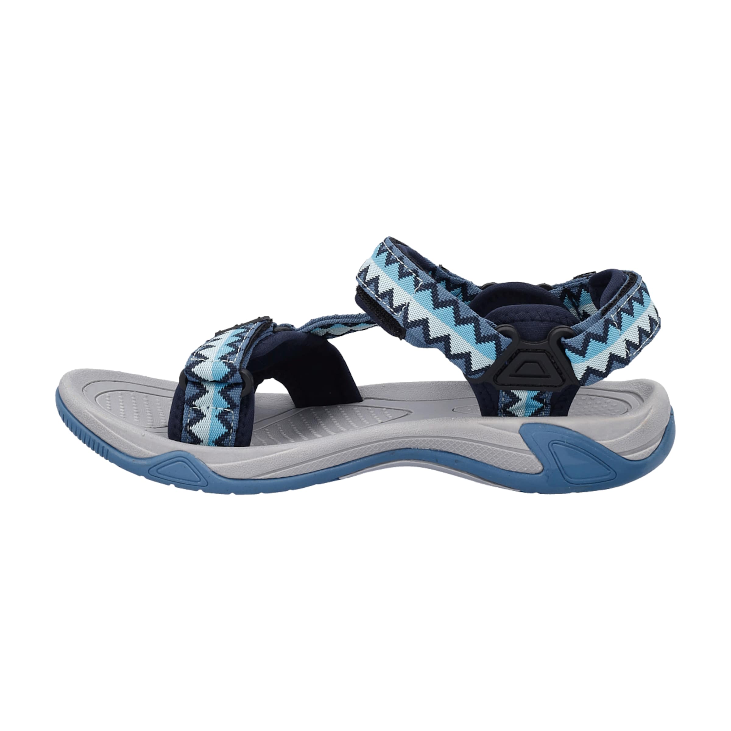 CMP Hiking Sandals in Blue: front