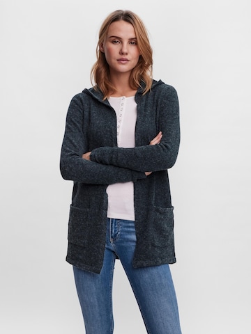 VERO MODA Knit Cardigan 'Doffy' in Green: front