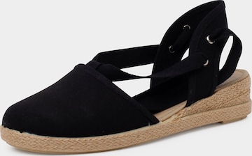 Pisamonas - Sandalias en negro: frente
