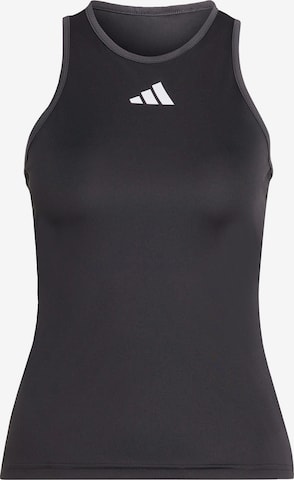 ADIDAS PERFORMANCE Sports Top 'Club ' in Black: front