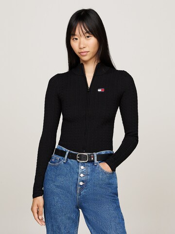 Tommy Jeans Knit cardigan in Black