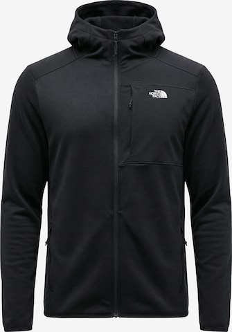 THE NORTH FACE Функциональная флисовая куртка 'TNF' в Черный: спереди