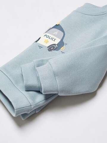 MANGO KIDS Sweatshirt 'POLICE' in Blue