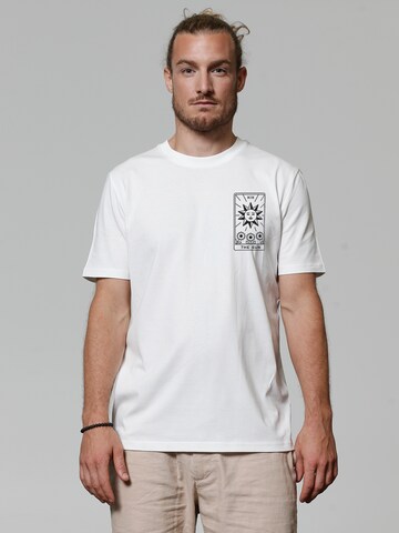 Watapparel Shirt 'Tarot The Sun' in White: front