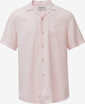 Salsa Jeans Regular fit Overhemd in Roze: voorkant