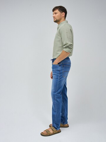 Salsa Jeans Slimfit Hosen 'Jogger' in Blau