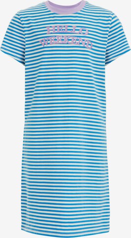 WE Fashion Noční košilka – modrá: přední strana