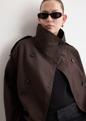 MANGO Between-Season Jacket 'Lipa' in Brown
