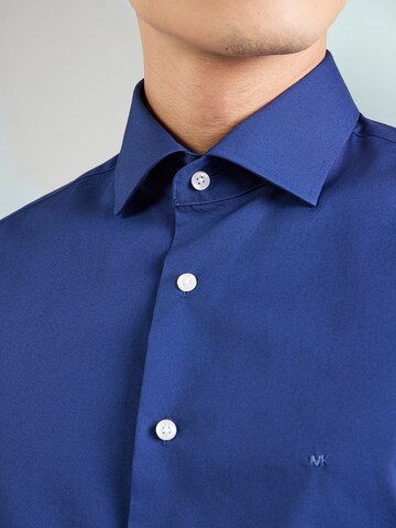Michael Kors Slim fit Button Up Shirt in Blue