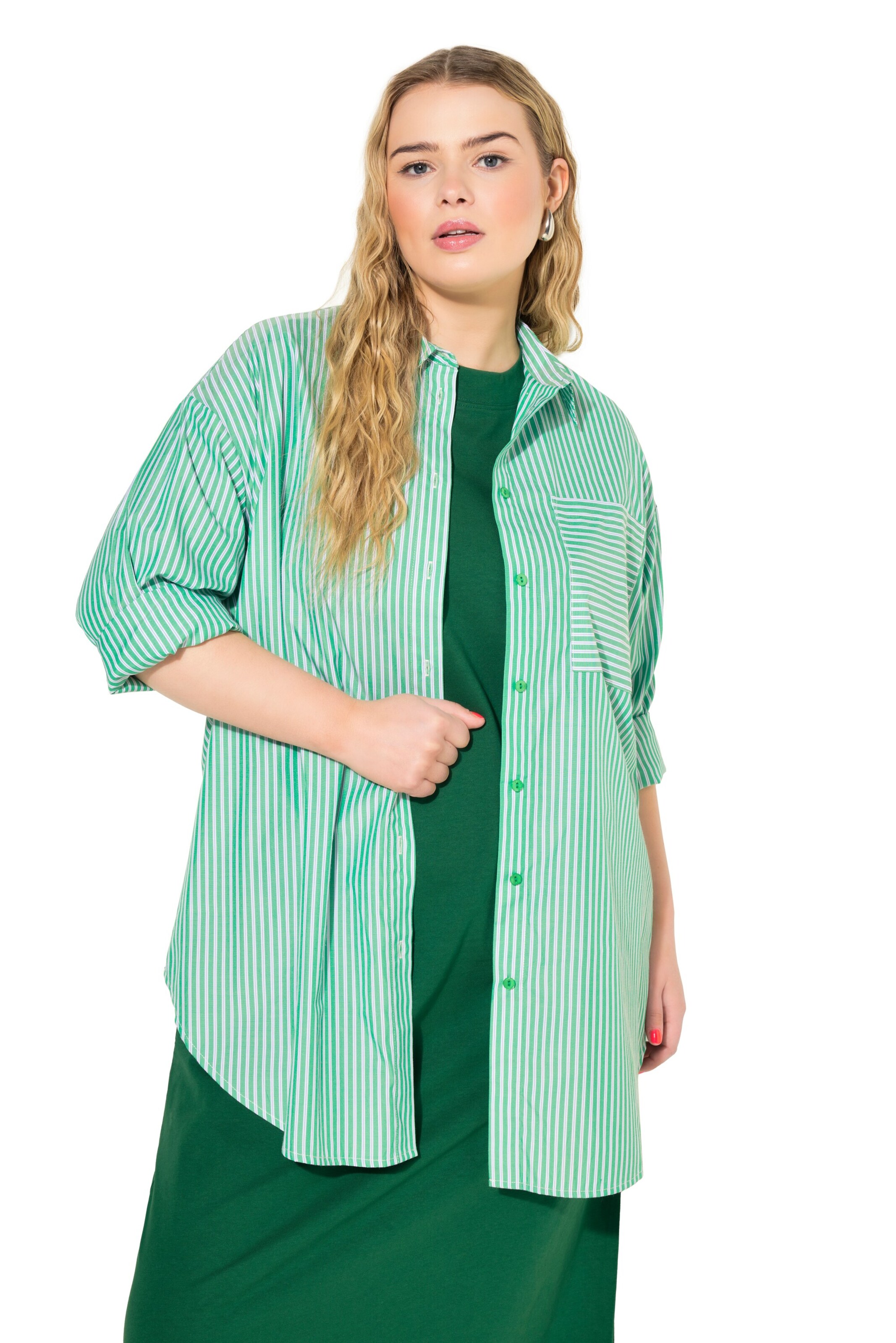 Studio Untold Bluse in Grün: Vorderseite