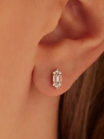 Boucles d'oreilles 'Klassisch' Lucardi en argent