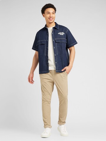 Coupe regular Chemise 'CASEY_JONES' WRANGLER en bleu