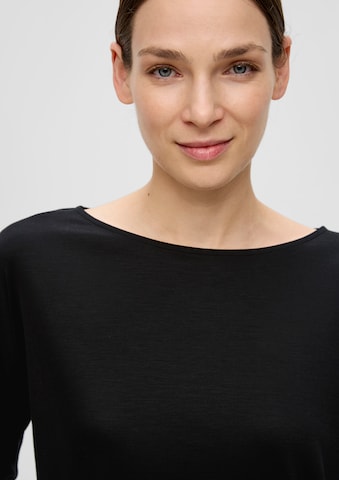 s.Oliver BLACK LABEL Футболка в Черный