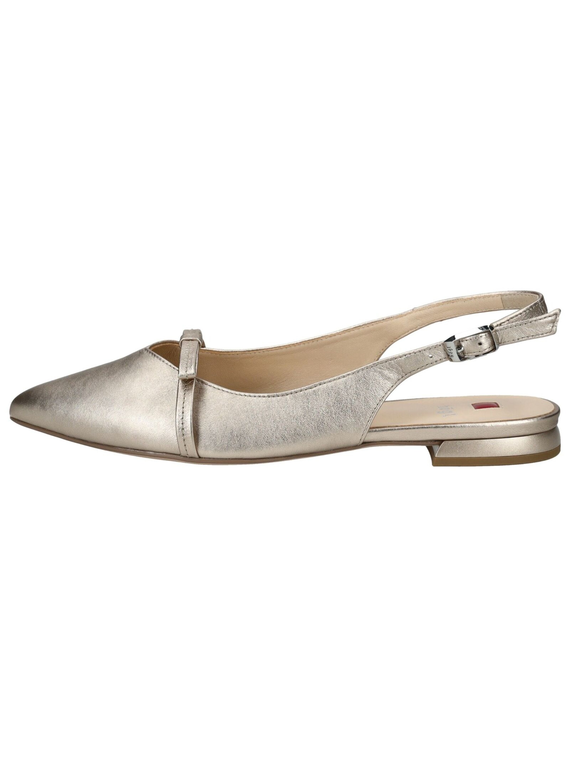 Högl Ballerina met riempjes in Goud