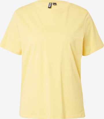 PIECES Shirt 'RIA' in Yellow: front