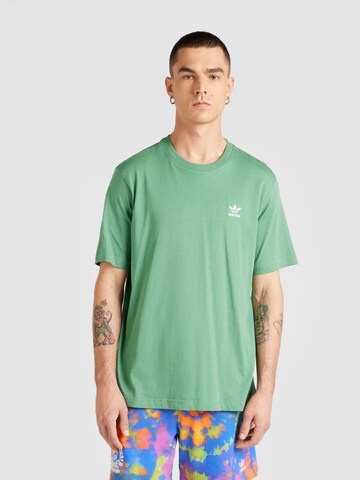 ADIDAS ORIGINALS Shirt 'Trefoil Essentials' in Groen: voorkant