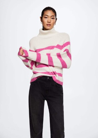 MANGO Pullover 'Merlin' in Pink: predná strana