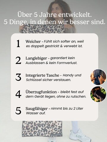 woodsandwaves Handtuch 'Wild Workout' in Mischfarben