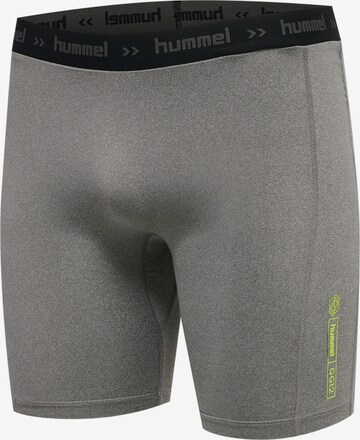 Hummel Skinny Sportbroek in Grijs