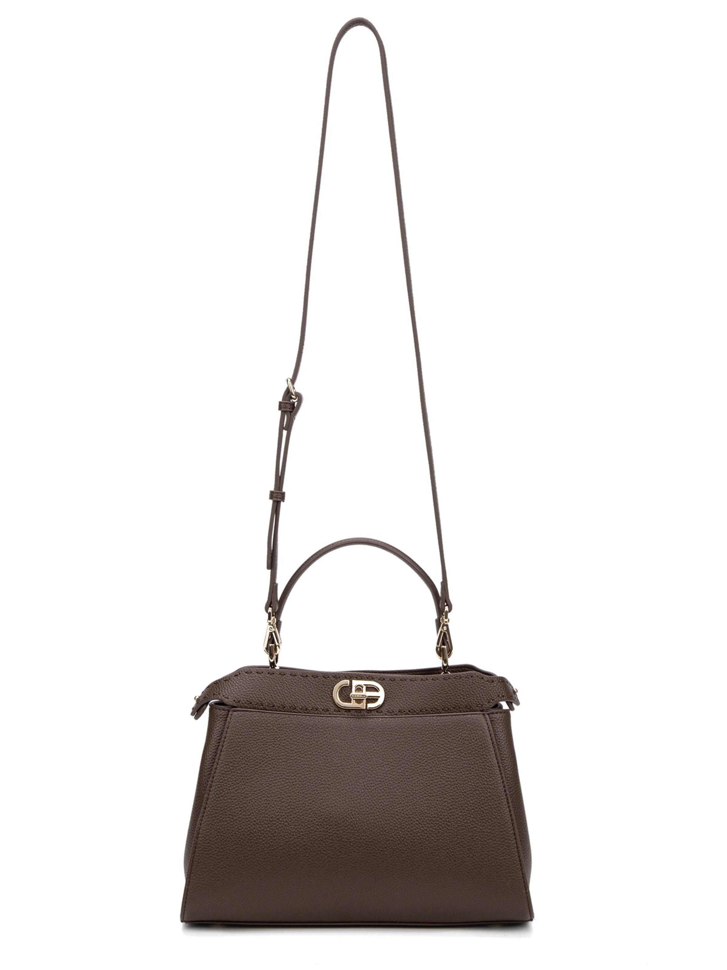 Chrisbella Handbag in Brown: front