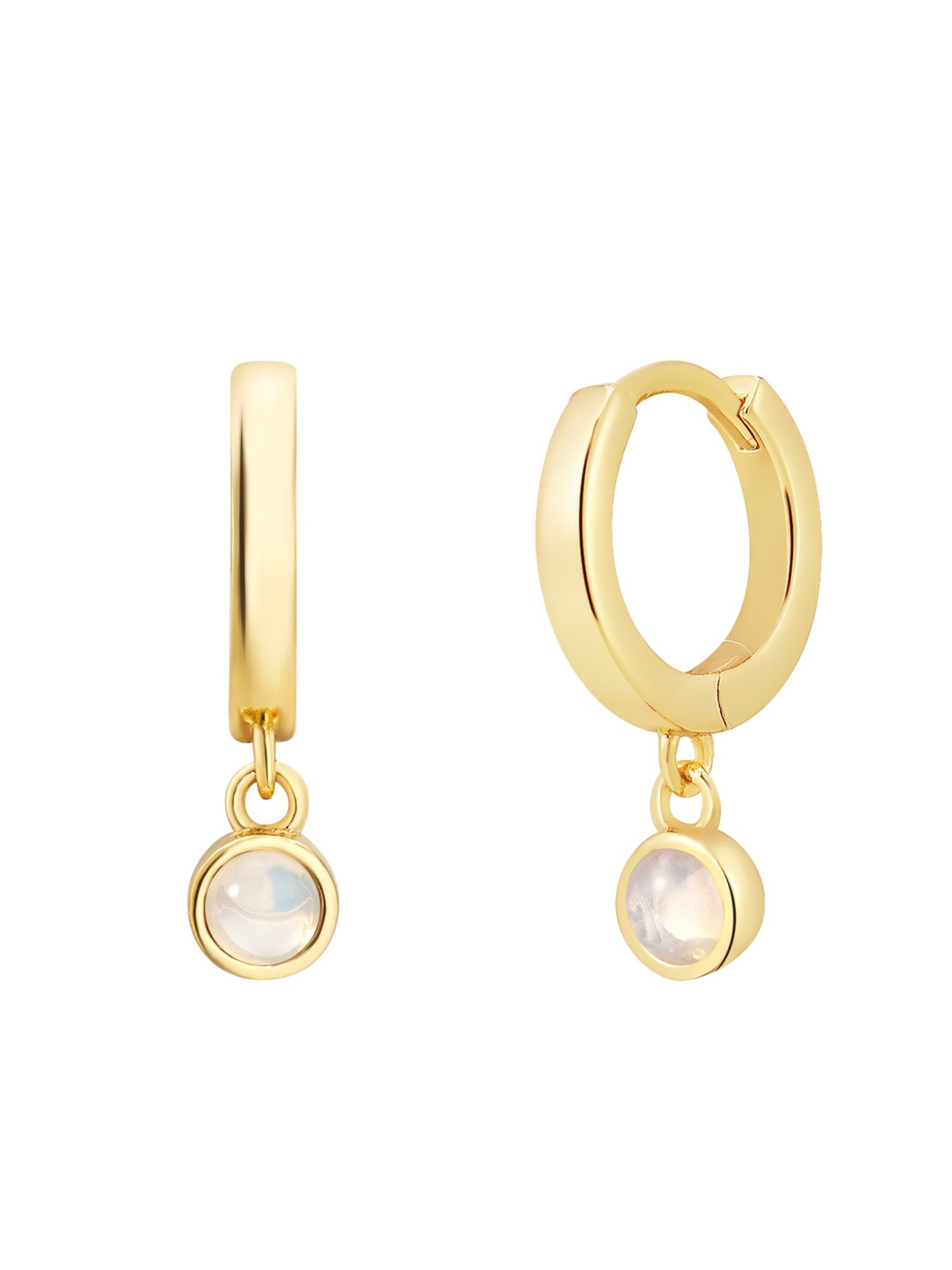 Boucles d'oreilles Glanzstücke München en or : devant