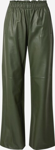 OAKWOOD Loose fit Pants 'URANUS' in Green: front