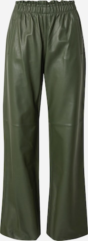 Loosefit Pantalon 'URANUS' OAKWOOD en vert : devant