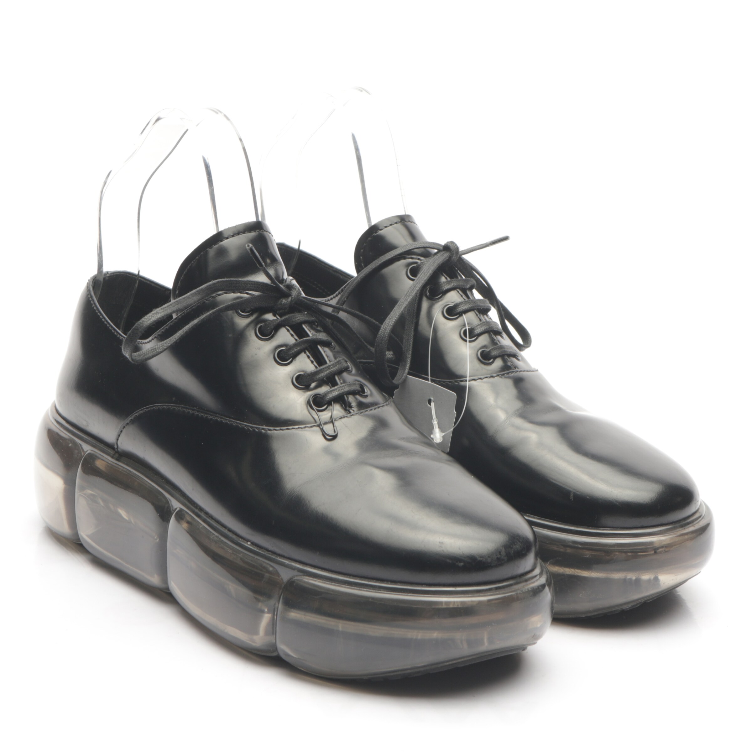 PRADA Halbschuhe 37 in Schwarz: Vorderseite