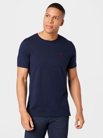 Barbour T-Shirt in Blau: predná strana