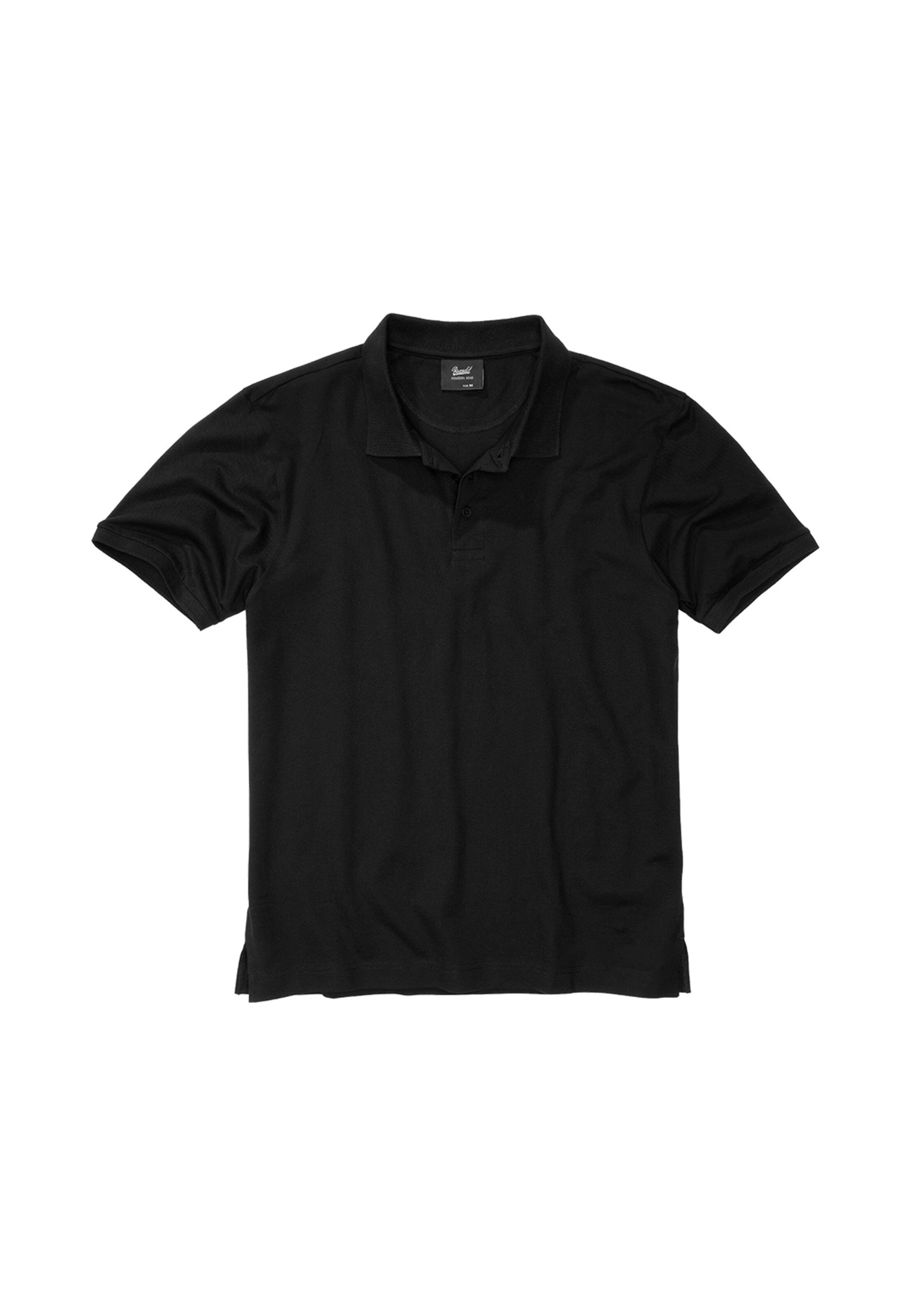 Brandit Poloshirt in Schwarz: Vorderseite