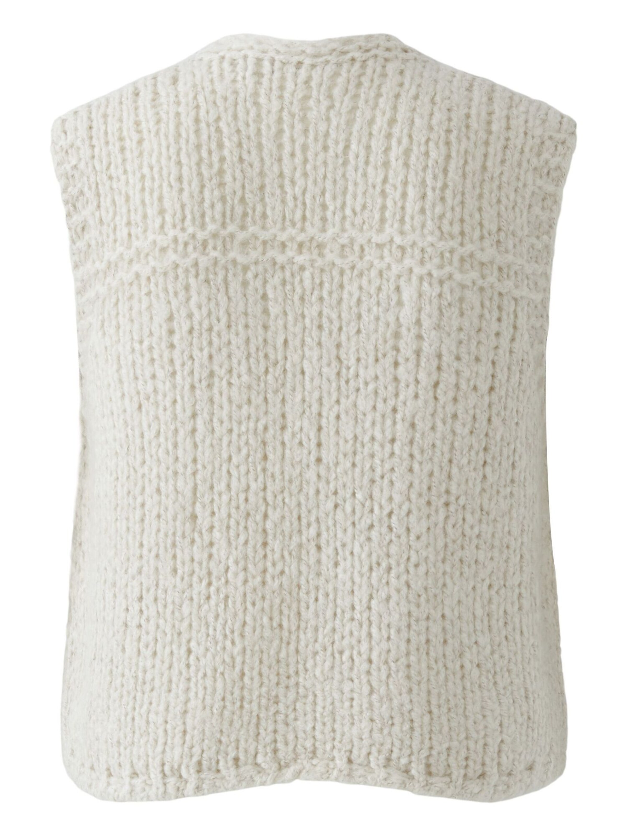 OUI Knitted Vest in White