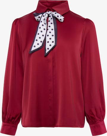 Chemisier usha BLACK LABEL en rouge : devant