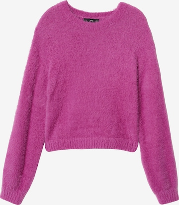 MANGO Sweater 'EYEBOXY' in Pink: front