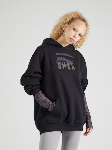 Sweat-shirt SHYX en noir : devant