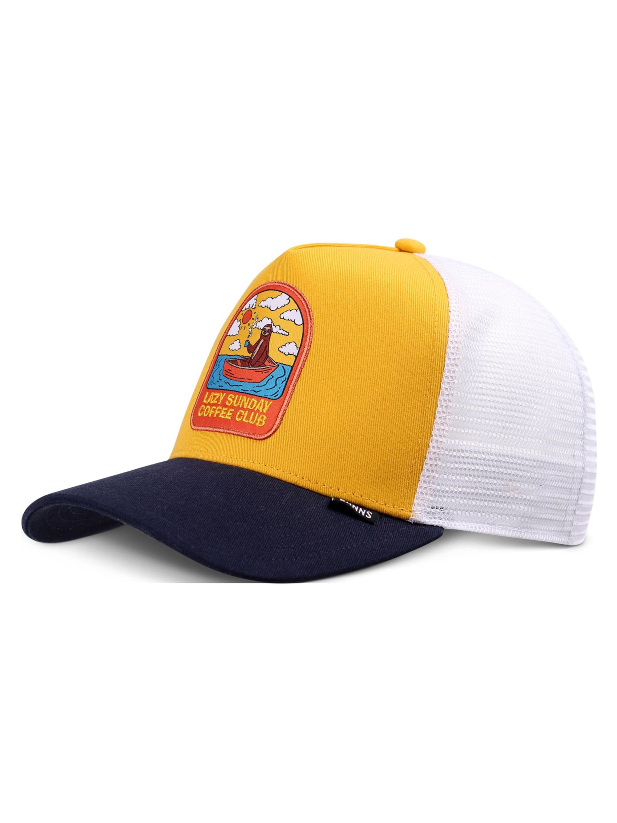 Casquette 'Sunday Sloth' DJINNS en mélange de couleurs : devant