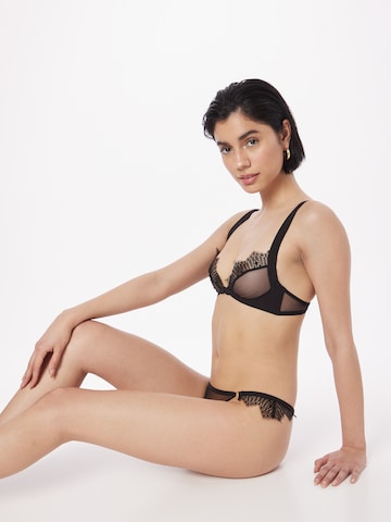 ETAM T-shirt Bra 'NARCISSE' in Black