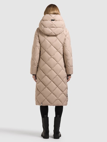 khujo Pitkä talvitakki 'Cilia2' värissä beige