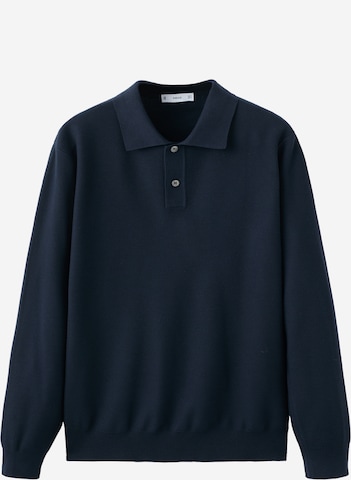 MANGO MAN Tröja 'Tens' i blå: framsida