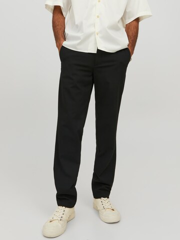 JACK & JONES Regular Pants 'OLLIE BENJI' in Black: front