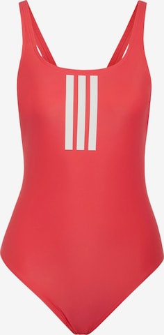 Maillot de bain sport ADIDAS PERFORMANCE en rouge : devant