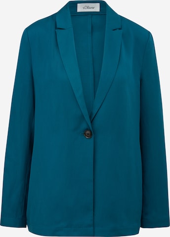 Blazer s.Oliver BLACK LABEL en bleu : devant