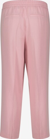 Loosefit Pantalon à plis zero en rose