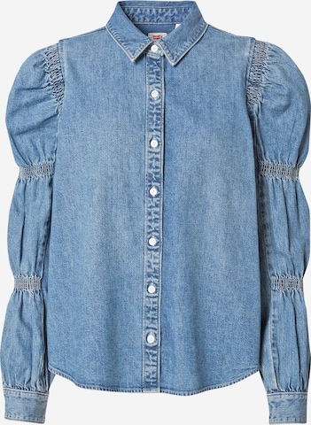 LEVI'S ® Блуза 'Zuma Cinched Slv Blouse' в синьо: отпред