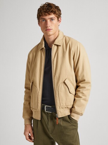 Pepe Jeans Between-Season Jacket 'VACHEL' in Beige: front