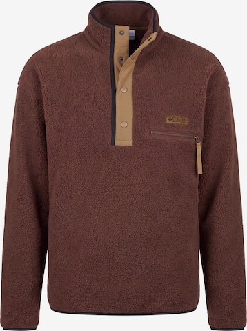 Pull-over de sport 'Helvetia II' COLUMBIA en marron : devant