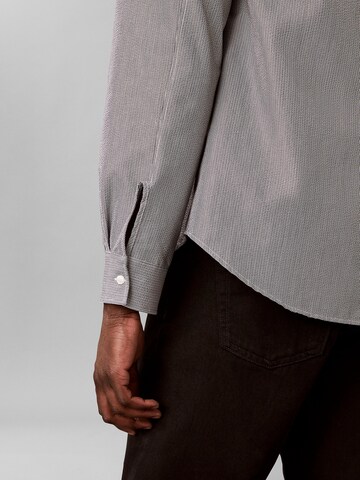 Calvin Klein Regular fit Overhemd in Grijs