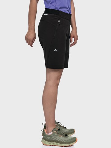 Schöffel Regular Outdoor trousers ' Hiking Shorts Style Blaustein WMS ' in Black